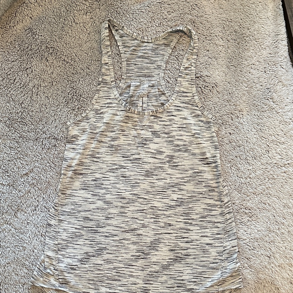 Lululemon Athletica Black and White Tank Top